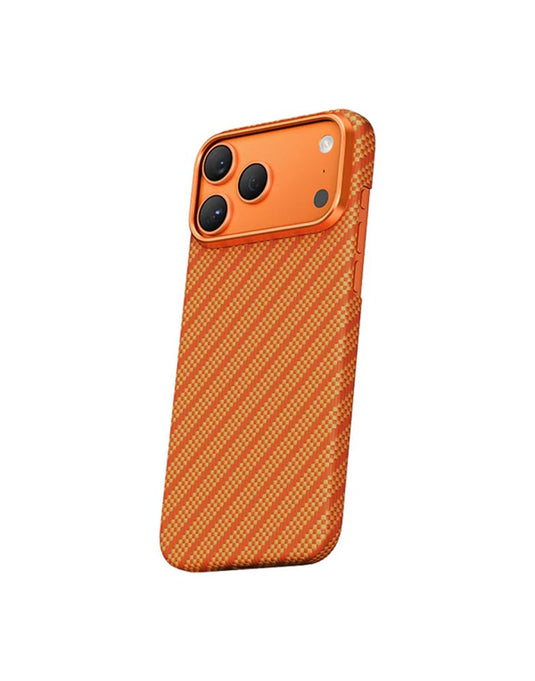 Keephone Robin Genuine Kevlar Case For Apple iPhone 17 Pro Max MagSafe Compatible - Orange