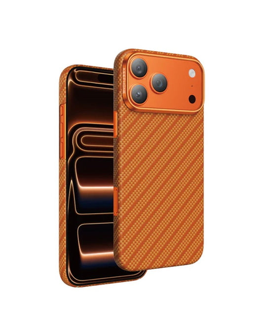 Keephone Robin Genuine Kevlar Case For Apple iPhone 17 Pro Max MagSafe Compatible - Orange