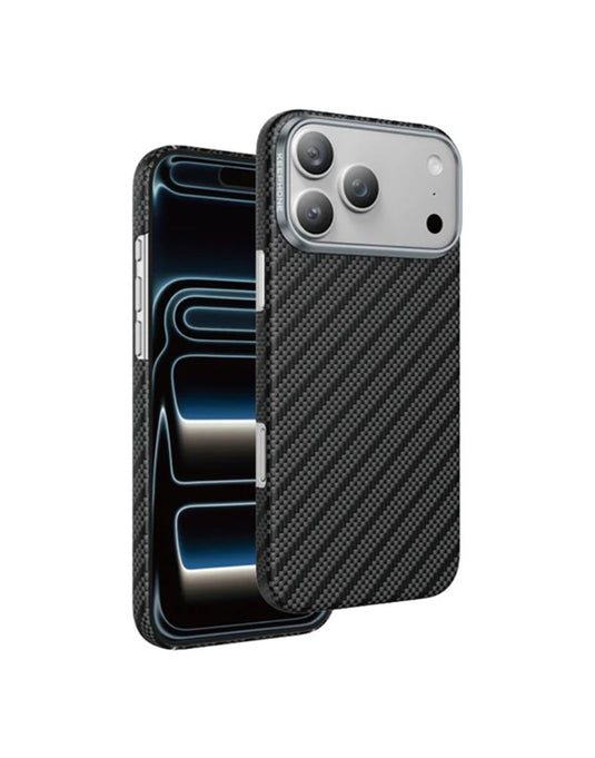 Keephone Robin Genuine Kevlar Case For Apple iPhone 17 Pro Max MagSafe Compatible - Black