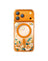 Keephone Roseland Premium 3D Crystal Rose Case For Apple iPhone 17 & 18 Pro MagSafe Compatible - Orange