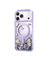 Keephone Roseland Premium 3D Crystal Rose Case For Apple iPhone 17 & 18 Pro Max MagSafe Compatible - Purple