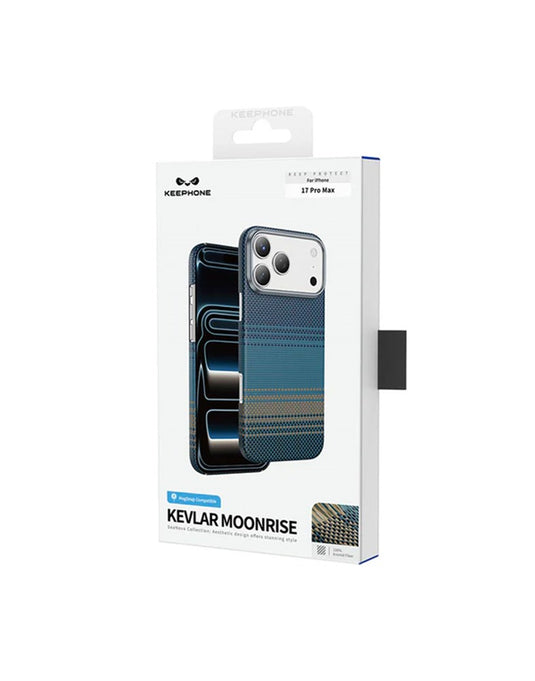 Keephone Seanova Genuine Kevlar Case For Apple iPhone 17 Pro Max MagSafe Compatible - Moonrise