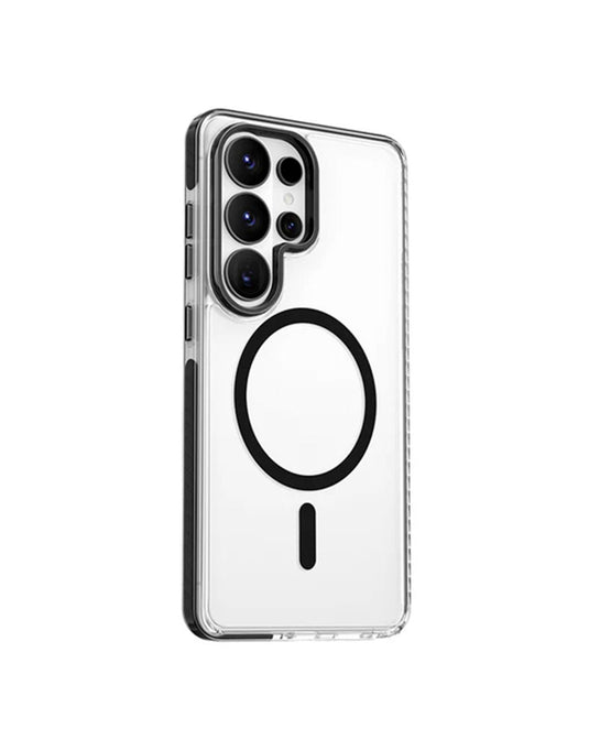 Keephone ShockStar Premium Shockproof Clear Case For Samsung Galaxy S26 Ultra MagSafe Compatible - Black/Clear