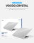 Keephone Vocoo Crystal Ultra Clear Case For MacBook Air 13.6-inch (2022-2025) - Clear