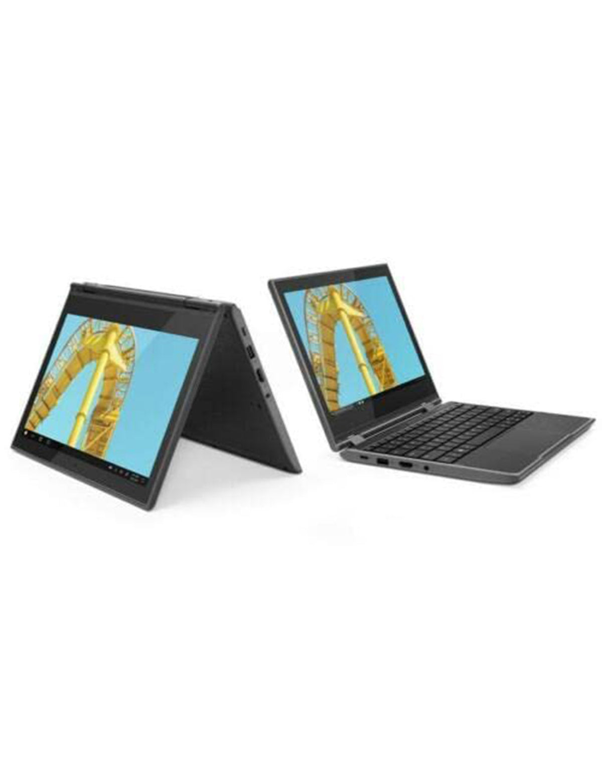 Lenovo Chromebook 300E Gen 2 11.6-inch Intel Celeron N4100 4GB 128GB @1.10GHz 2 in 1 Touch Screen - Black