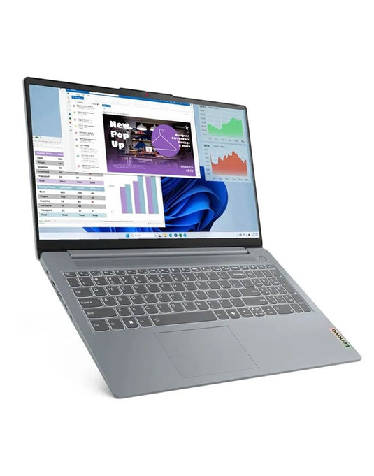 Lenovo IdeaPad Slim 3i 15.6-inch Intel N4120 4GB 128GB Windows 11 Home Laptop - Cloud Grey (Very Good Pre-Owned)