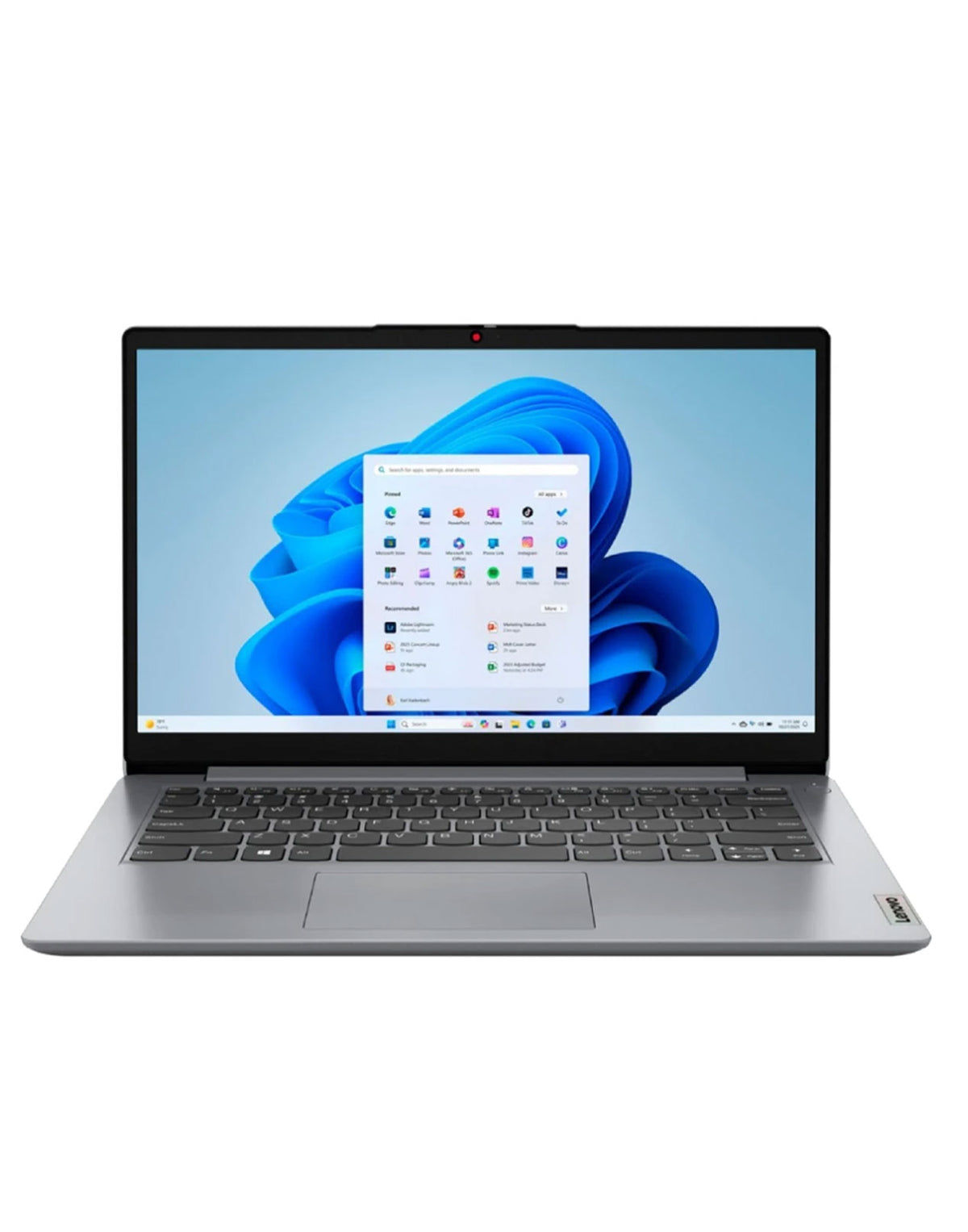 Lenovo IdeaPad 1 14-inch Intel Celeron N4120 4GB 128GB @1.10GHz Windows 11 Home - Cloud Grey