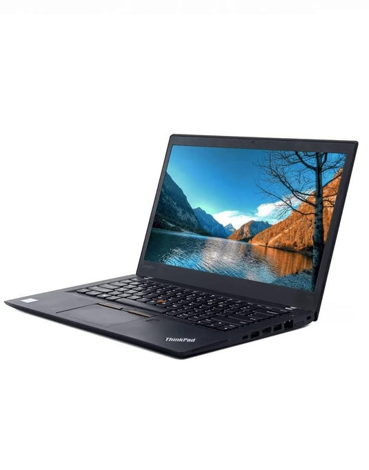 Lenovo ThinkPad T490 14-inch i5 8th Gen 8GB 256GB W10P Laptop - Black (Very Good - Pre Owned)