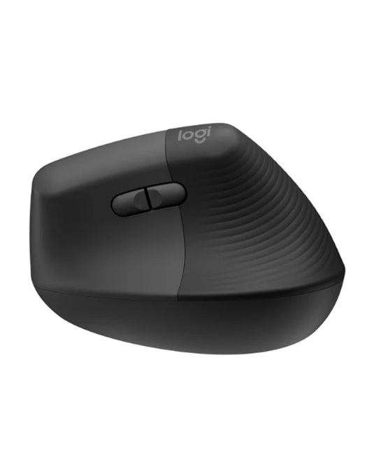Logitech Lift Vertical Ergonomic Wireless Mouse - Graphite