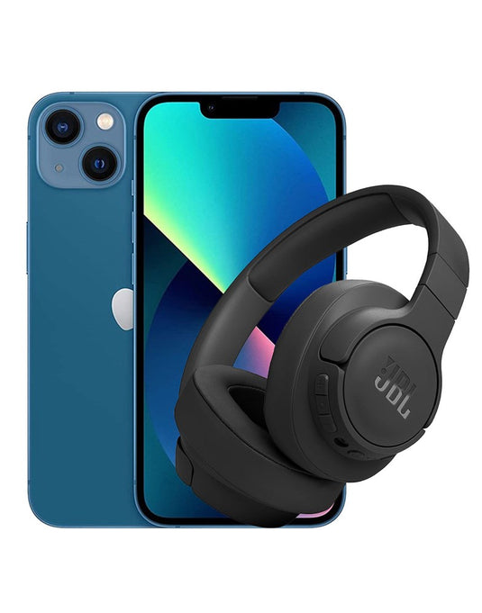 Apple iPhone 13 128GB 5G (As New- Pre-Owned) + JBL Tune 770NC Wireless Headphones (Bundle Deal) - TechCrazy