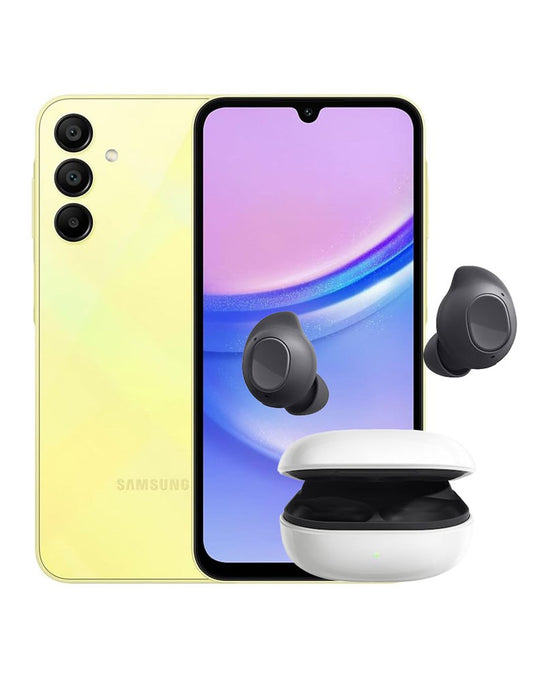 Samsung Galaxy A15 (2024) 4GB 128GB 4G Dual Sim (Brand New) + Samsung Galaxy Buds FE R400 (Bundle Deal) - TechCrazy