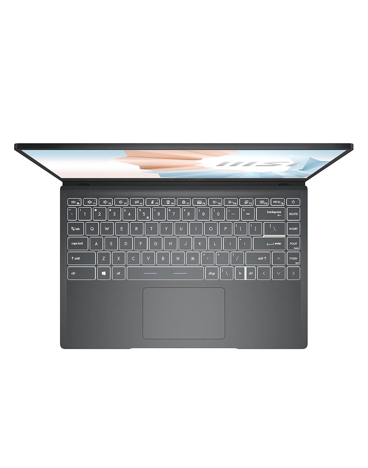 MSI Modern 14 B11MOU 14-inch i3 11th Gen 8GB 256GB @3.00GHz Windows 11 Laptop - Carbon Grey