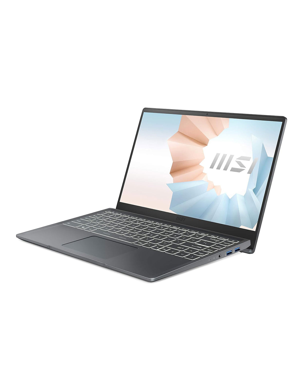 MSI Modern 14 B11MOU 14-inch i3 11th Gen 8GB 256GB @3.00GHz Windows 11 Laptop - Carbon Grey