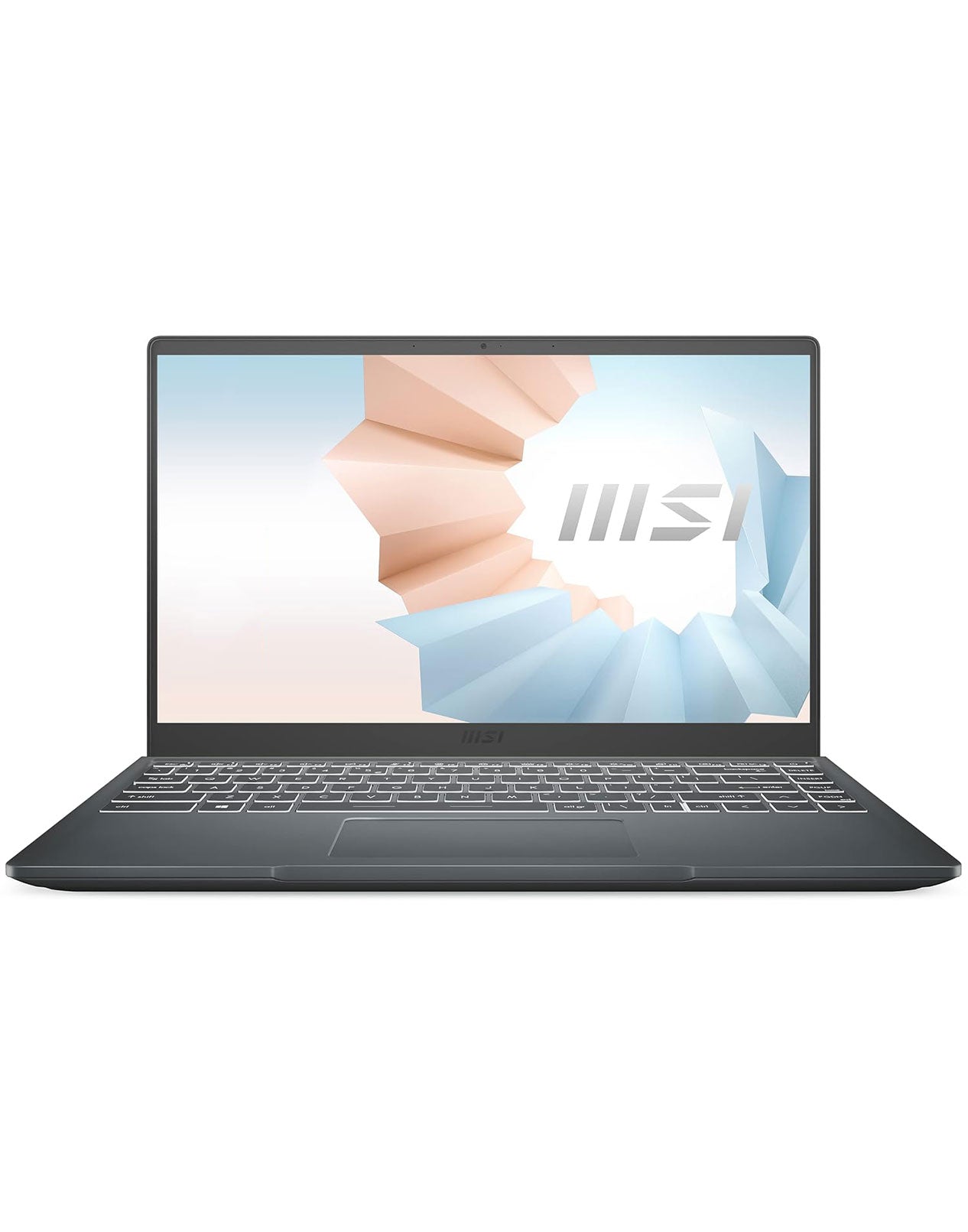 MSI Modern 14 B11MOU 14-inch i3 11th Gen 8GB 256GB @3.00GHz Windows 11 Laptop - Carbon Grey