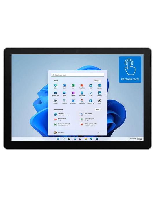 Microsoft Surface Pro 7+ 12.3-inch i5 11th Gen 8GB 256GB @2.40GHz Windows 11 Pro Touch Screen - Platinum