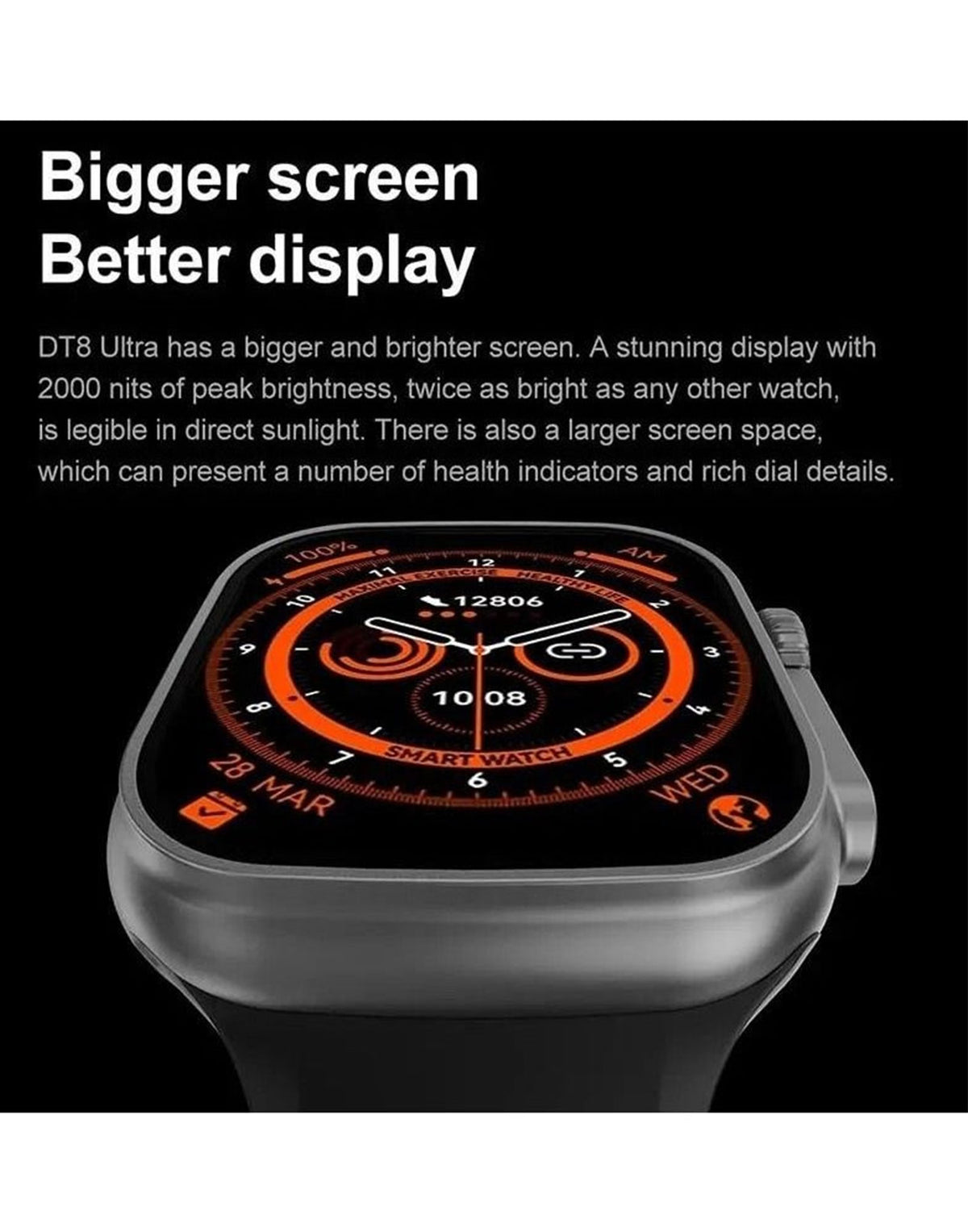 Moxom Ultra Smart Watch Calling Feature (MX-WH06)