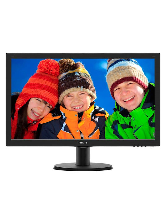 Philips 243V5Q 24-inch LCD Monitor With SmartControl Lite - Black (Very Good-Refurbished)