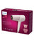 Phillips 5000 Series Hair Dryer, ThermoShield Hair Protection Sensor, Travel Foldable Handle - Baby Pink
