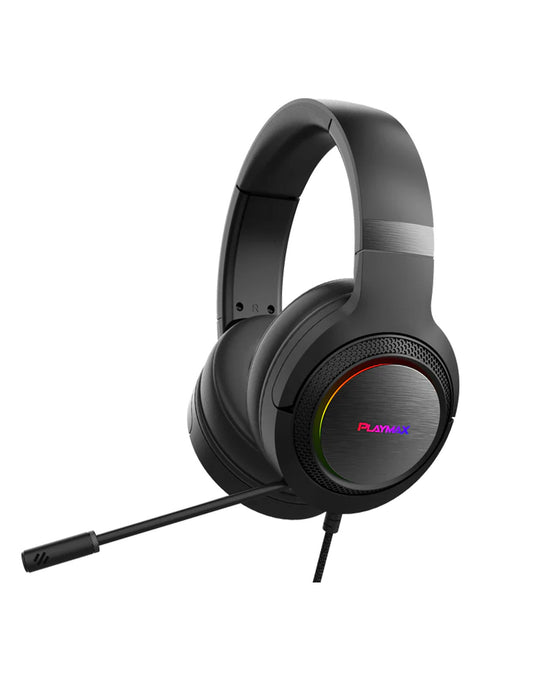 Playmax Evolution 7.1 RGB Gaming Headset - PC - Black