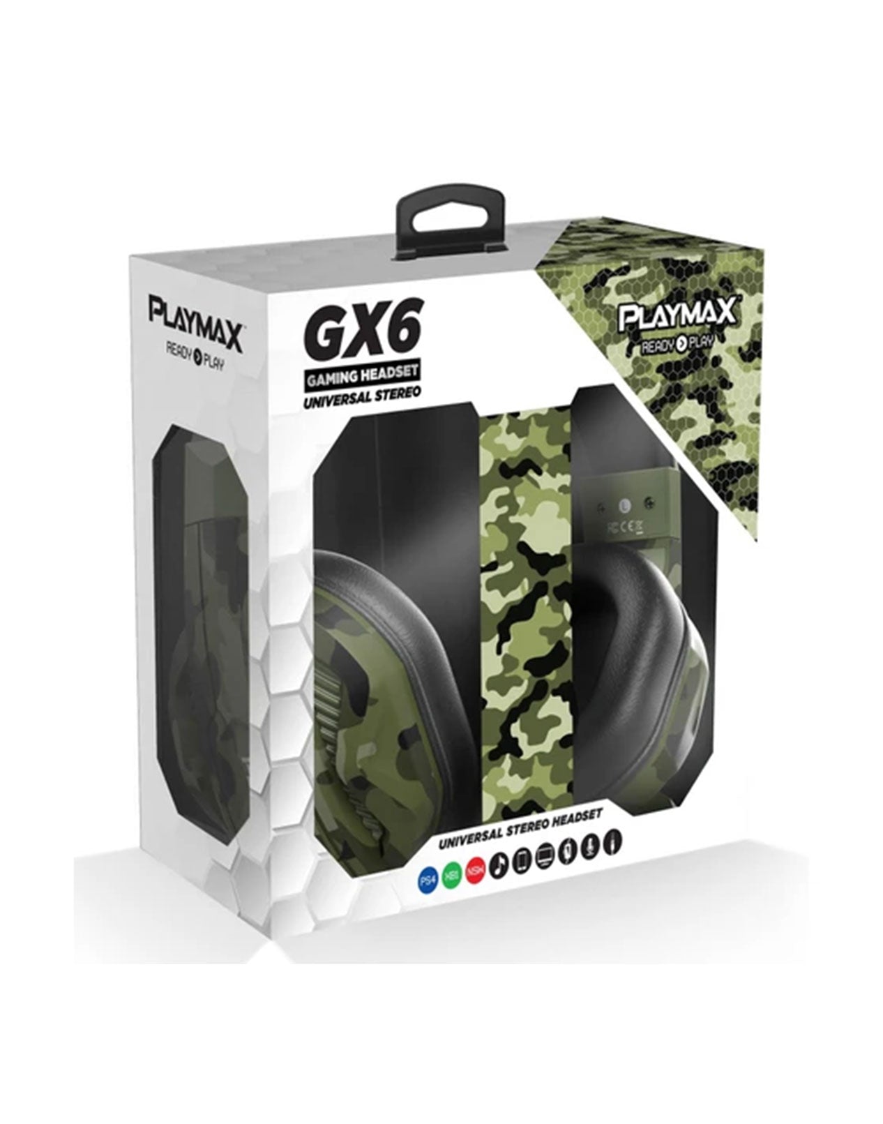 01294 Area Code Playmax GX6 Universal Gaming Headset – Over-Ear Wired Headphones with ...