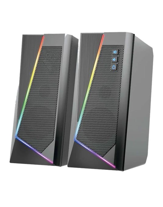 Playmax RGB Gaming Speakers - Black