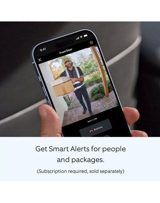 Ring Battery Video Door Bell 2nd Gen - Satin Nickle