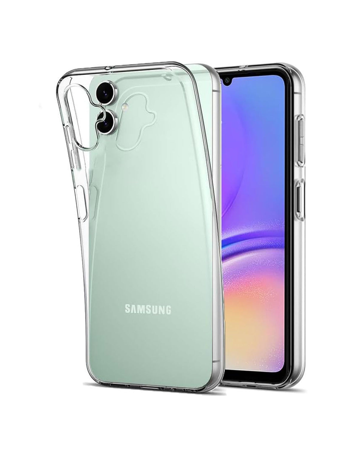 Samsung Galaxy A06 Hybrid Ultra Clear Shockproof Case Hard Back+Soft Bumper Lasting Clarity Clear