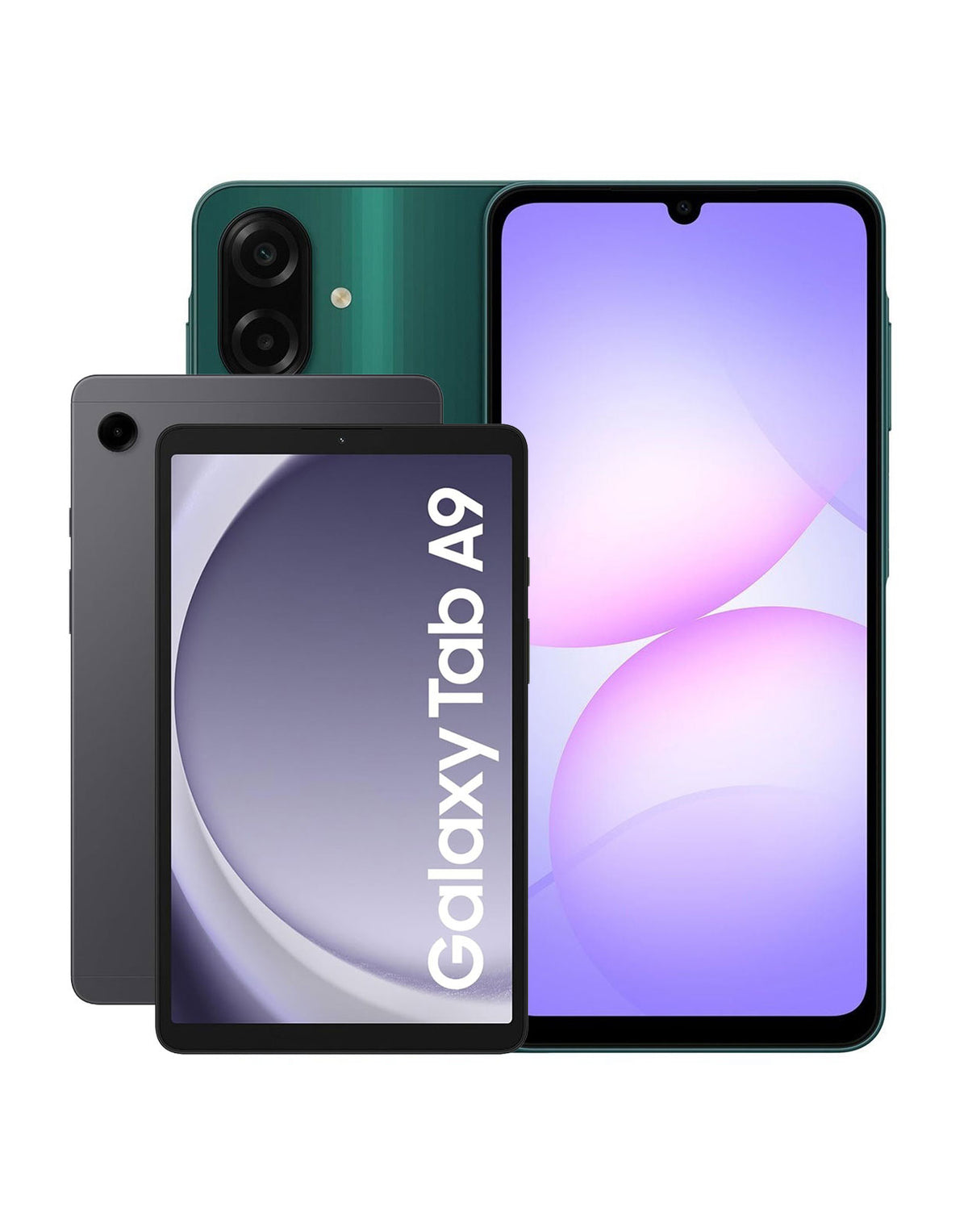 Samsung Galaxy A07 4GB 128GB 4G - Green (Brand New) + Samsung Galaxy Tab A9 (2023) 8.7-inch 4GB 64GB Wifi Only - Graphite (Brand New) (Bundle Deal)