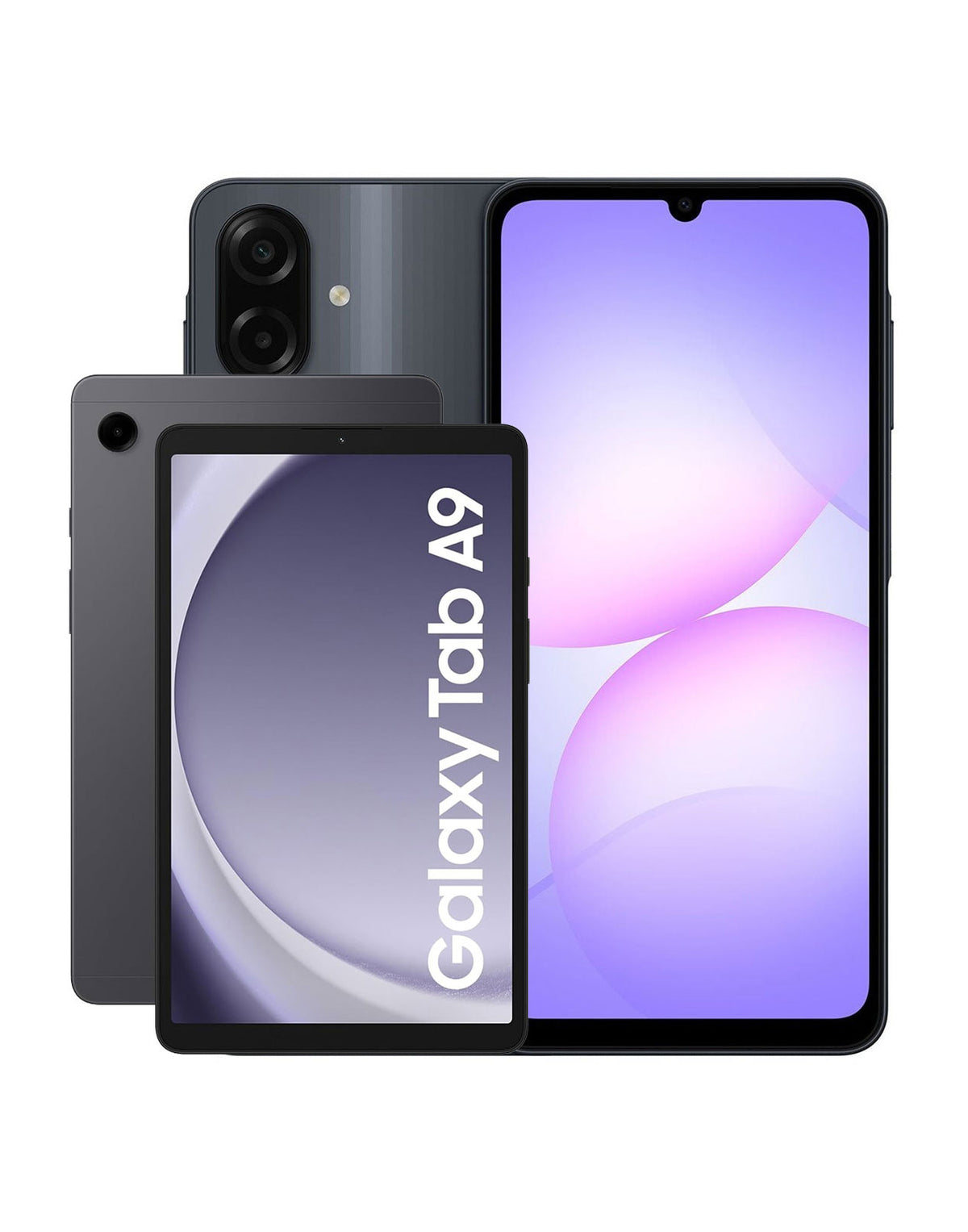 Samsung Galaxy A07 4GB 128GB 4G - Black (Brand New) + Samsung Galaxy Tab A9 (2023) 8.7-inch 4GB 64GB Wifi Only - Graphite (Brand New)