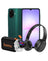 Samsung Galaxy A07 (2025) 4GB 64GB 4G Dual Sim - Green (Brand New) + Bluetooth Speaker (HC31) + Smart Watch Y44 + Bluetooth Headset W46 (Bundle Deal)