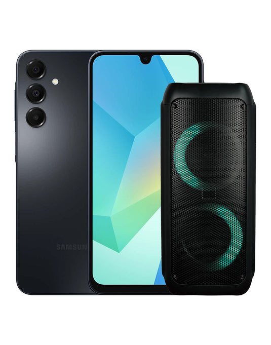 Samsung Galaxy A16 (2024) 4GB 128GB 5G (Brand New) + Stinson Acoustics Bluetooth Speaker