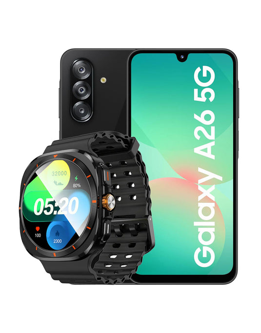 Samsung Galaxy A26 (2025) 8GB 256GB 5G Dual Sim Smart Phone (Brand New) + Smart Sports Watch (Y29) (Bundle Deal)