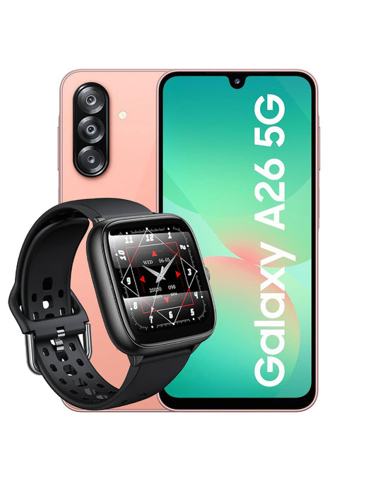 Samsung Galaxy A26 (2025) 6GB 128GB 5G Dual Sim Smart Phone (Brand New) + Smart Sports Watch (Y36) (Bundle Deal)