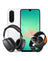 Samsung Galaxy A26 (2025) 6GB 128GB 5G Dual Sim Smart Phone (Brand New) + Smart Watch (Y42 Ultra) 2 Straps + Bluetooth Headset (W68) (Bundle Deal)