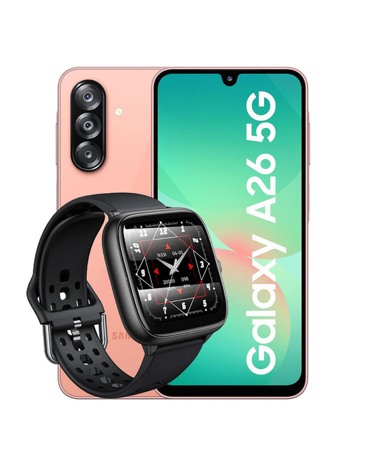 Samsung Galaxy A26 (2025) 8GB 256GB 5G Dual Sim Smart Phone (Brand New) + Smart Sports Watch (Y36) (Bundle Deal)