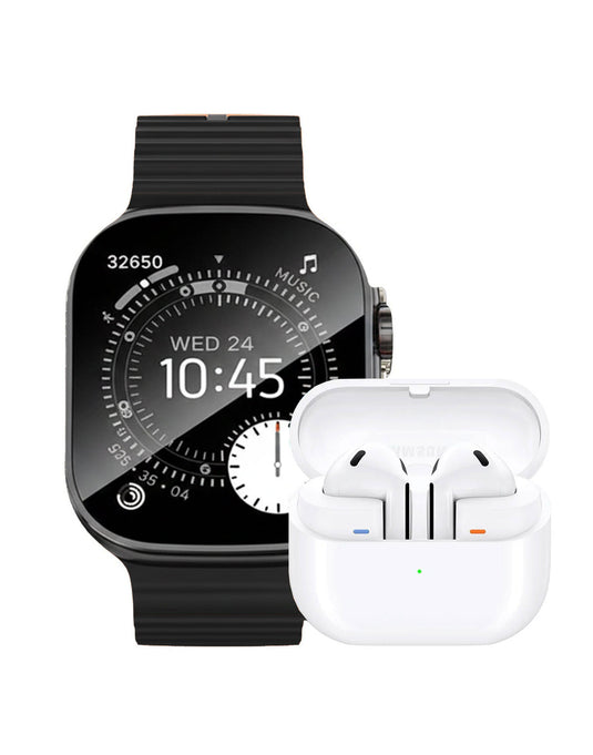 Samsung Galaxy Buds 3 + Hoco Smart Sports Watch Y23 Ultra (Bundle Deal)
