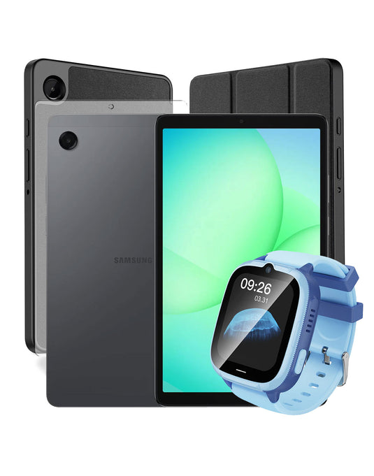 Samsung Galaxy Tab A11 (2025) 8.7-inch 4GB 64GB - Gray (Brand New) + Smart Watch Y106 + Flip Case + Tempered Glass (Bundle Deal)