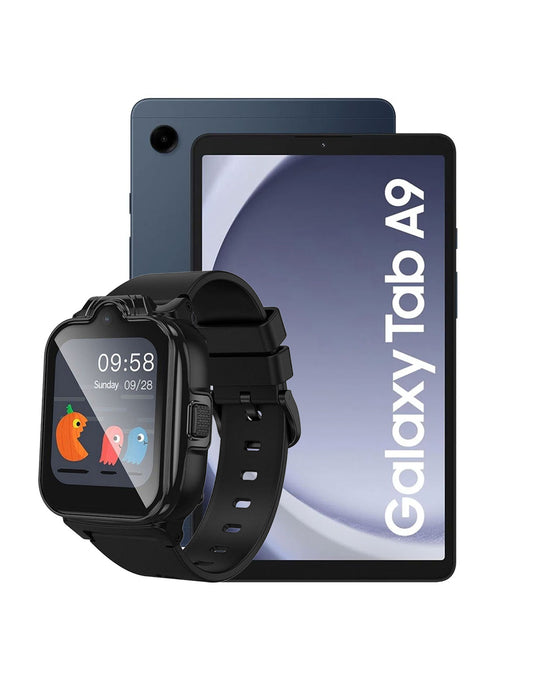 Samsung Galaxy Tab A9 (2023) 8.7-inch 4GB 64GB Wifi + Cellular 4G (Brand New) + Kids Smart Watch Y104 (Bundle Deal)