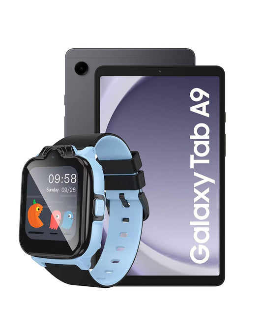 Samsung Galaxy Tab A9 (2023) 8.7-inch 4GB 64GB Wifi Only (Brand New) + Kids Smart Watch Y104 (Bundle Deal)