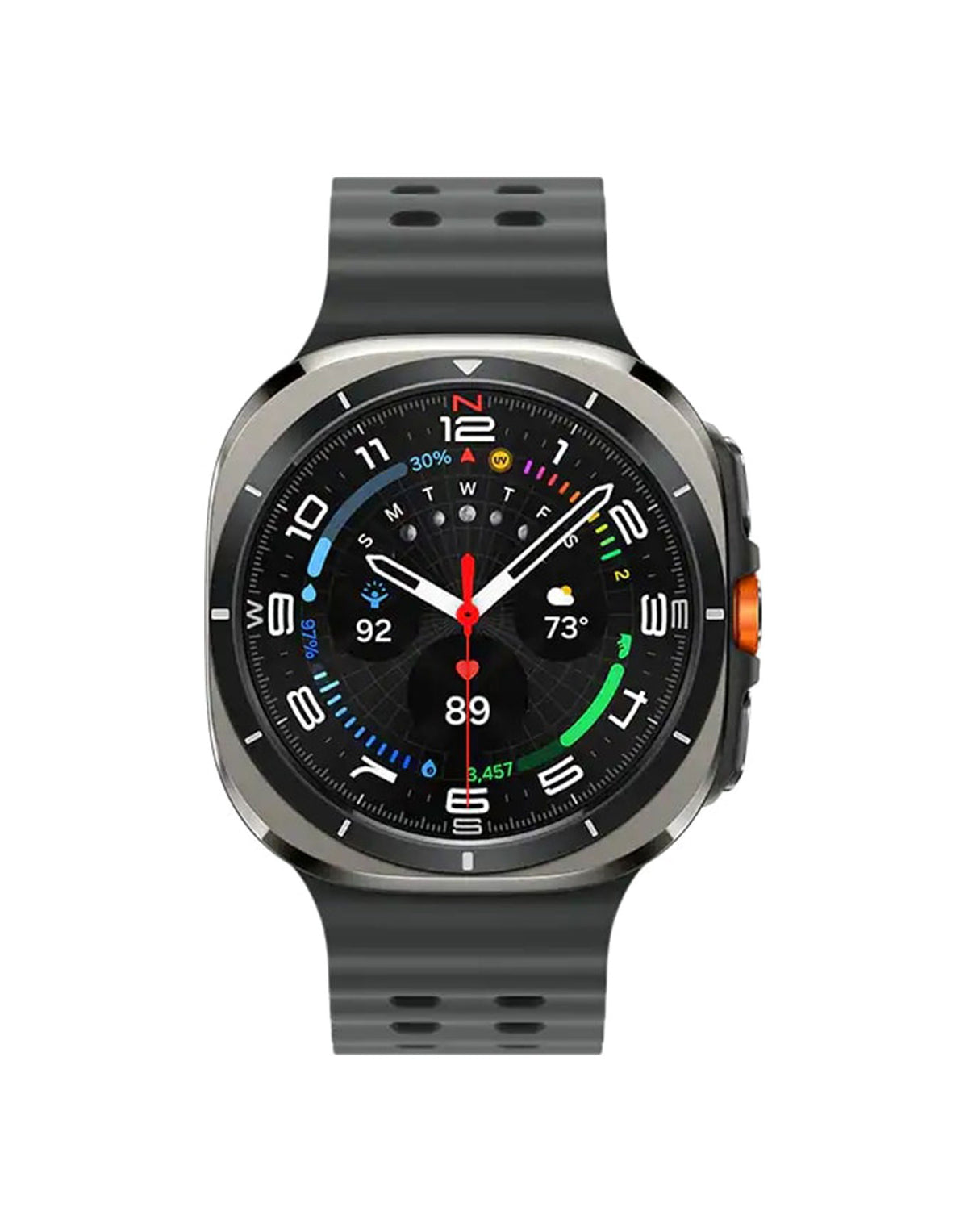 Samsung Galaxy Watch Ultra 47MM Aluminium GPS+Cellular With Dark Grey Marine Band - Titanium Silver