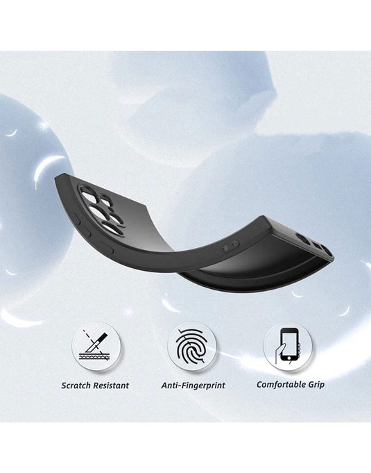 Silicone Soft Case For Samsung Galaxy S23 FE - Black