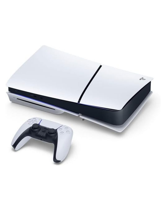 Sony PS5 Disk Slim Console 825GB With Controller, Disk Stand & Accessories - White