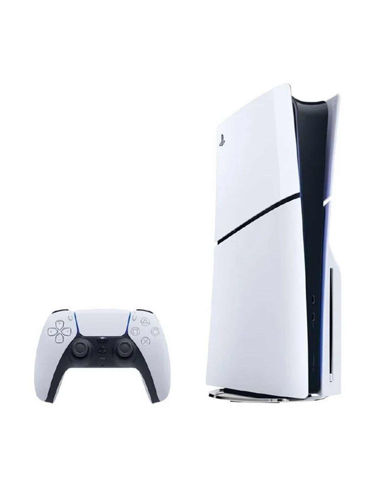 Sony PS5 Disk Slim Console 1TB With Controller, Disk Stand & Accessories - White