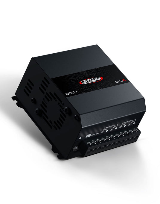 SounDigital EVO6 4CH 800RMS Amplifier - Black