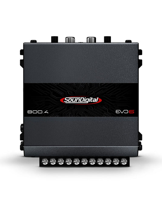 SounDigital EVO6 4CH 800RMS Amplifier - Black