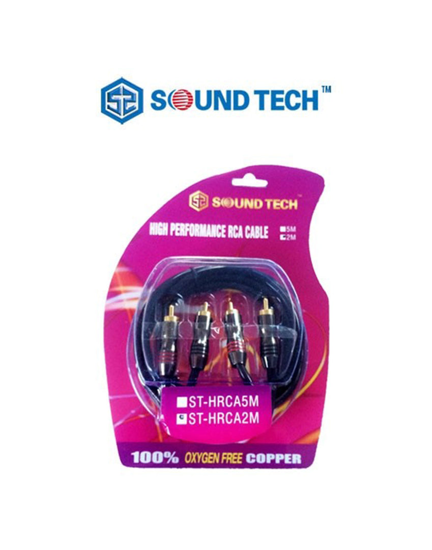 Soundtech High Performance RCA Cable 2M CA00134