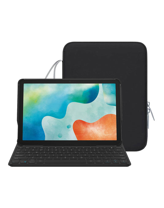 TCL Nxtpaper TAB 10S 10.1-inch 4GB 64GB Wifi Only With Keyboard Smart Tablet - Ethereal Sky (Brand New) + Tablet and Laptop Sleeve Case