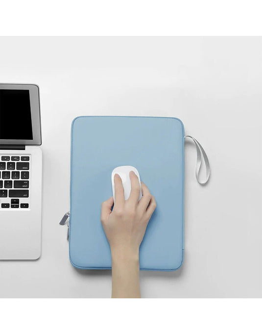 Tablet and Laptop Sleeve 11-inch Multi-Pocket Organizer Case - Black