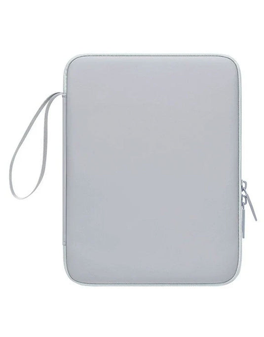 11-Inch Tablet and Laptop Sleeve, Multi-Pocket Organizer Case - Grey