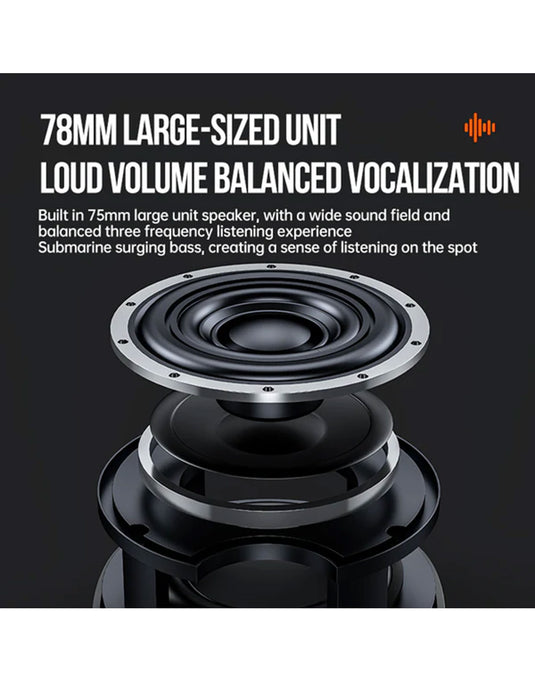 VFan (BS08) Bluetooth Speaker 30W Deep Bass With Strap Waterproof (Brand New)